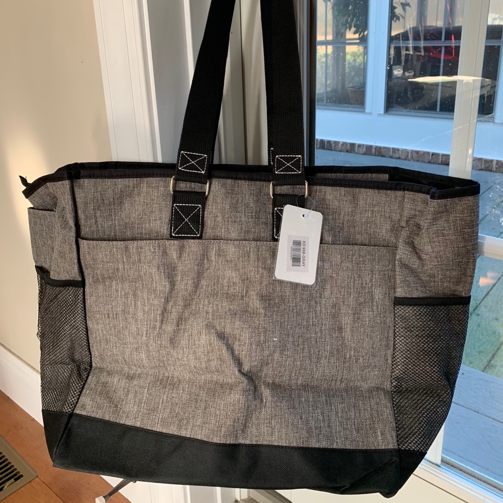Ngil Dark gray everyday organizer tote NWT